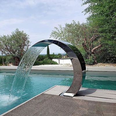 Accessoires de piscine en acier inoxydable équipement de tête de spa fontaines de massage cascade 25m3/h