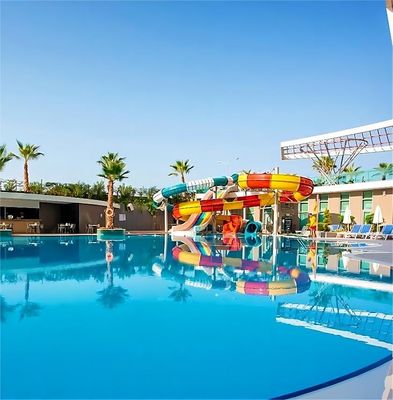 ODM Outdoor Aqua Water Parcs pour enfants Design piscine pour enfants Glissières en fibre de verre à vendre