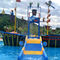 Terrain de jeu Aqua Park Slides de rouille de bateau de pirate de glissière de tour d'eau de fibre de verre anti