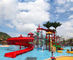 Chambre de rebond de l'eau de fibre de verre d'OEM Aqua Park Playground Water Slide grande