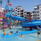 Glissière d'eau résidentielle de terrain de jeu Aqua Park Fiberglass Water House pour des enfants