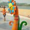 Équipement de parc aquatique OEM Jeux d'eau Jouets de loisirs Parc aquatique Plongeur de fleurs Sprinkler