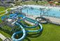 Jeux d'eau en plein air Jeux de natation en fibre de verre Glissières de piscine Équipement de parc aquatique pour enfants