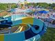 Jeux d'eau en plein air Jeux de natation en fibre de verre Glissières de piscine Équipement de parc aquatique pour enfants