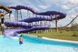 Parc d'attractions personnalisé Rides en fibre de verre pour le plaisir Tubo Slide Aqua Play au-dessus du parc aquatique souterrain