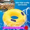 Parque à thème Aqua Slide Ring gonflable avec poignée pour le jeu d'eau