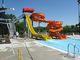 Jeux de parc aquatique en plein air Jouets piscine Slide en fibre de verre pour enfant