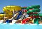 Hauteur 8m toboggan de parc aquatique Amusement personnalisé Rides toboggan en fibre de verre pour les enfants