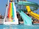 Équipement de parc aquatique terrain de jeux Slide en fibre de verre pour enfants