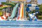 Anti-corrosion des diapositives en fibre de verre Jeux d'eau en plein air Équipement de jeu pour enfants
