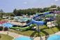 Parcs d'attractions en plein air Jeux pour enfants Water Rides Fiberglass Slide à vendre