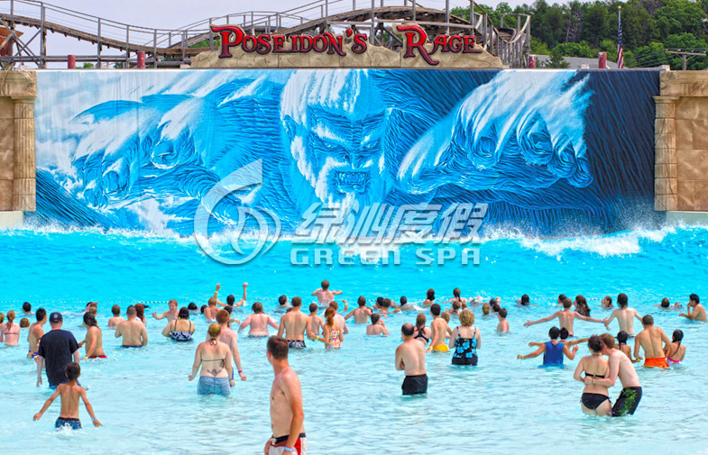 Tsunami Artificiel De Station De Vacances De Ressac De Piscine Exterieure De Vague Pour Des Enfants Adultes