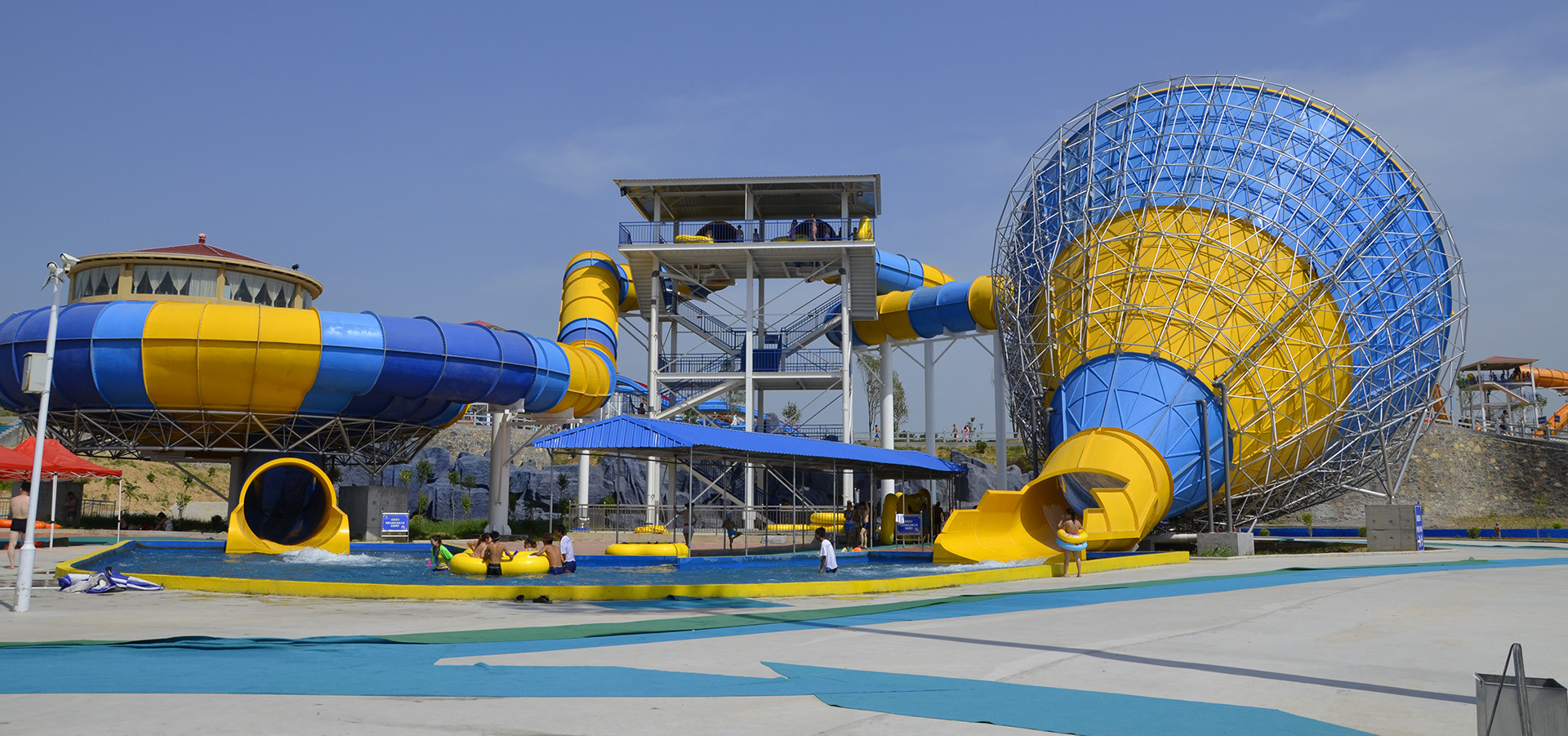 qualité Glissière de parc aquatique Usine