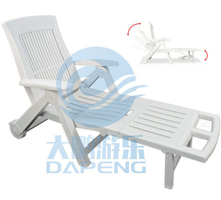 Pliage Chaise Recliner Chair Outdoor Portable pour la piscine de station balnéaire d'hôtel