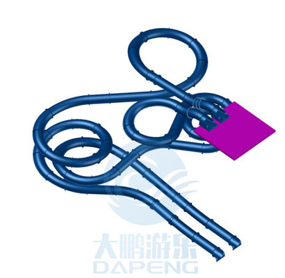 Un bon prix. charge statique UV de double fibre de verre incluse de glissière de 10m Swimming Pool Water anti en ligne