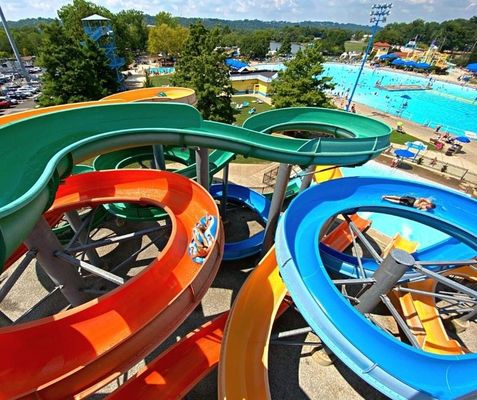 Un bon prix. Les enfants Aqua Parque de conception de l'eau Rides Tube Fibre de verre toboggan pour les jeux en plein air en ligne