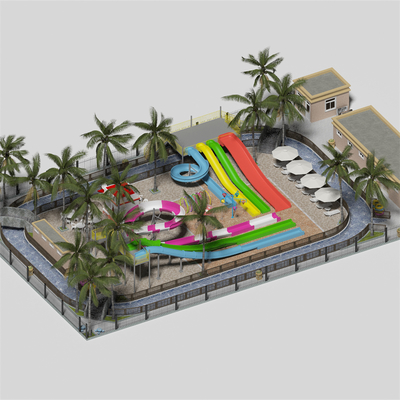 Un bon prix. Parc aquatique intérieur de 1500 mètres carrés avec toboggans aquatiques, rivière lente et jeux d'eau pour tous les âges en ligne