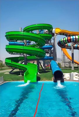 Un bon prix. Adult Spiral Combination Water Slide With Perfectly Designed Slide Color Customizable Suitable For Home Outdoor en ligne