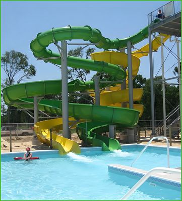 Un bon prix. 3D Design Pool Water Slide Customed Color Fiberglass Capacity Of 100KG Suitable For Adult And Child Water Games en ligne