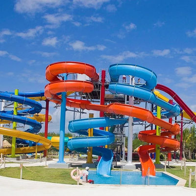 Un bon prix. Customized Colorful or Customized Fiberglass Slide for Residential and Resort Hotel Water Parks en ligne