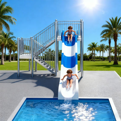 Un bon prix. High-Speed Water Slide Fiberglass Material Residential Hotels Parks Swimming Pool Can Personalized Design Use For Adults And Children en ligne