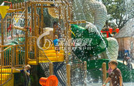 Crocodile Type Children Fun Play Fiberglass Water Slides for Spray Park Equipment