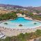 OEM parc aquatique grand bleu piscine à vagues de tsunami machine de surf artificielle en acier anti-UV à vendre