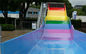 Glissière large de famille de fibre de verre de couleur d'arc-en-ciel d'enfants pour Aqua Park