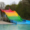 Glissière large de famille de fibre de verre de couleur d'arc-en-ciel d'enfants pour Aqua Park