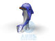 Arroseuse d'Aqua Water Toys Fiberglass Dolphin de terrain de jeu pour la protection d'éclaboussure
