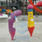 Les fontaines d'Aqua Park Spray Pencil Shape pour des enfants la zone exposée aux projections