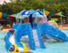 Les enfants de Mini Pool Slide Outdoor Indoor de poulpe jouent la fibre de verre de piscine avec le toit