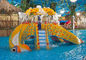 Les enfants de Mini Pool Slide Outdoor Indoor de poulpe jouent la fibre de verre de piscine avec le toit