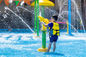 Jeux de parc de jet d'eau d'enfants, arme à feu d'eau rotatoire de zone exposée aux projections de parc public