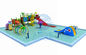 Combiné de glissière d'eau de terrain de jeu d'Aqua Park Hill Slide Ground d'enfants adapté aux besoins du client