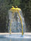 Les enfants arrosent la fontaine de cascade de grenouille de la protection solides solubles 304 d'éclaboussure pour des piscines