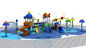 terrain de jeux résidentiel de l'eau 250sqm avec les tapis et les dispositifs antidérapants de jet d'eau d'amusement