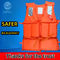 EPE écument gilet de vie commercial de natation orange de parc aquatique de gilets de sauvetage pour des adultes et des enfants