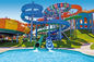 Parcs d'attractions aquatiques en plein air Jeux de sports nautiques piscine toboggan en fibre de verre pour enfants
