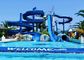 OEM équipement de parc à thème aquatique piscine promenades en plongée chaude glissière en acier galvanisé en fibre de verre
