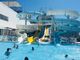 Parcs aquatiques en fibre de verre de couleur personnalisée Glissière de jeux d'eau extérieurs Équipement de piscine pour enfants