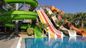 Slide de parc aquatique en acier galvanisé anti-rouille pour enfants
