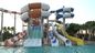 18.5Kw Équipement pour les aires de jeux aquatiques Grand toboggan de piscine Accessoires de terrain de jeux extérieur