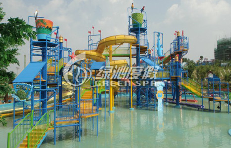 Commercial Large Water House Kids Water Playground For Aqua Park Summer Entertainment