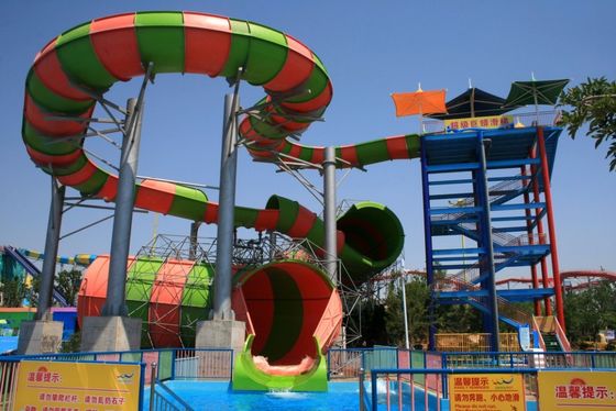 Un bon prix. Taille large de diapositive d'eau de python d'Aqua Park Slide Commercial Fiberglass 15m en ligne
