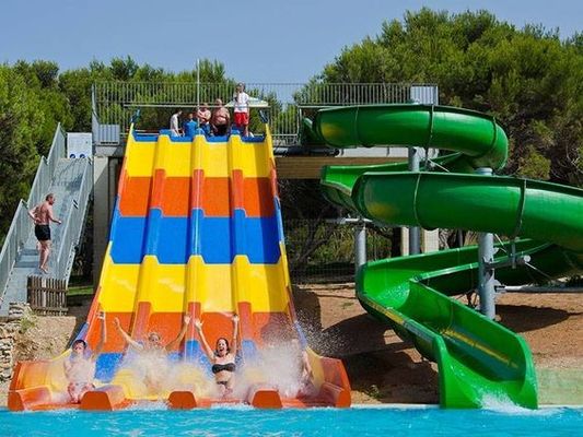 Glissière adaptée aux besoins du client par glissière de piscine de parc aquatique pour des adultes et des enfants