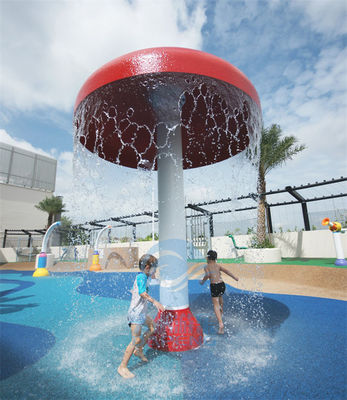 Grande fontaine d'eau du parapluie 2.0M Diameter Children Mushroom de parc aquatique de fibre de verre