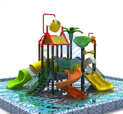Un bon prix. Équipement paresseux de rivière d'enfants de fibre de verre d'Aqua Park Water House Slide en ligne