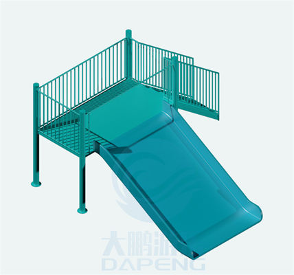 haute FRP rouille de glissière d'eau bleue de famille de glissière d'eau de piscine de 1.5m anti