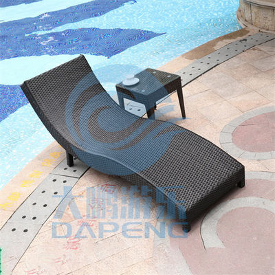 Un bon prix. Longueur en aluminium de la chaise longue 190cm de rotin de PE d'accessoires de piscine de cadre en ligne